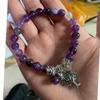 Pulsera de ojo de tigre con cuentas de piedra al por mayor transfronteriza aleación árbol de la vida ágata roja pulsera explosiones de Amazon