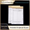Impressão de Documentos Menu de Pedido Personalizado Triplo Entrada e Saída Pedido de Venda Pedido de Entrega Livro de Recibos de Duas Vias Atacado