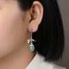 Brincos de bambu de estilo antigo brincos de traje antigo Yunnan brincos de estilo étnico tenda jóias atacado brincos frescos pingente