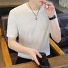 Huiyang [Artículo Caliente Principalmente Recomendado] Camiseta con Lentejuelas Cielo Estrellado para Hombre, Verano Lino de Imitación Manga Corta Moderna
