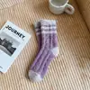 Calcetines de mujer de coral para otoño e invierno, calcetines gruesos y cálidos para dormir, calcetines de piso para el hogar de media felpa, venta al por mayor de fábrica transfronteriza