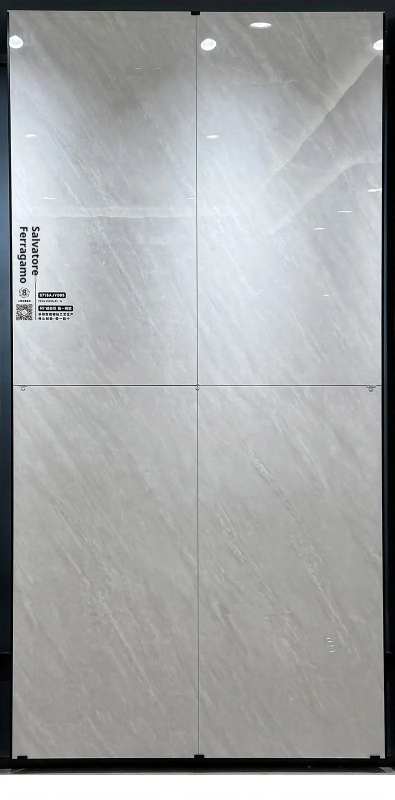 佛山瓷砖750X1500希腊灰简系同款密缝铺贴奢石地砖-超白