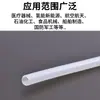 Tubo de Teflon com Interior Liso e Exterior Ondulado, Tubo de Politetrafluoretileno Resistente a Vapor e Alta Pressão, Tubo de Enchimento de Grau Alimentício, Tubo de Transporte