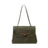 Bolsa Retro Maillard para o Dia a Dia para Mulheres 2026 Nova Bolsa de Ombro Transversal de Grande Capacidade com Acabamento de Luxo Bolsa Tote