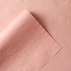 Material de flor de fibra Zhuo relieve de rosa bolsa papel de flor textura papel gofrado tridimensional material para regalo papel de arte papel para envolver flores
