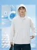 Ropa de Protección Solar Fresca de Seda de Hielo para Hombre, Protección UV de Verano, Holgada Casual con Capucha, Ligera, Transpirable, Ropa de Protección Solar para Exteriores