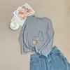 ¡Extremadamente Cómodo! Camisa de Manga Larga con Protección Solar de Lana Lyocell con Diseño Adelgazante, Top Suave y Versátil para Mujer