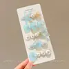 Presilhas de Cabelo de Bolinhas Estilo Coreano para Mulheres, Presilhas Bico de Pato para Franja, Presilhas Laterais Exclusivas de Alta Qualidade, Venda por Atacado de Pentes de Cabelo