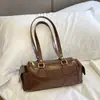 Bolso de un hombro con diseño de nicho de moda 2026 nuevo de gran capacidad para el trabajo de mujer color liso simple versátil bolso de axila