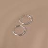 Pendientes de Aro Lisos Minimalistas para Mujer 2026 Nuevo Estilo Clips para Oreja de Aro Lujo Ligero Gama Alta Versátiles Pendientes Joyería de Aro