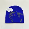 Gorro de Deportes al Aire Libre con Tótem de Lobo de Halloween Transfronterizo Gorro de Moda para Clima Frío Gorro Fresco de Punto Jacquard Pulóver para Correr