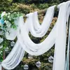 Tela Blanca para Arco de Boda 160.02cm X 10m Tela de Tul para Arco de Boda para Ceremonia de Boda