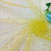 Regalo de Acompañamiento Estrella Luna Hilo Embalaje de Flores Estrella Hilo Tela de Malla Vestido de Boda Ropa de Boda Tela Generación Corte