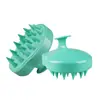 Cepillo de Silicona para Champú de Fábrica Masajeador Limpiador del Cuero Cabelludo Cepillo de Limpieza del Cuero Cabelludo Peine de Silicona para Champú Meridianos Cepillo Limpiador del Cuero Cabelludo
