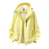 Chaqueta exterior de otoño e invierno para mujer tres en uno, forrada de forro polar y engrosada, conjunto de dos piezas desmontable, ropa para pesca, camping y montañismo para hombre