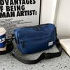 Bolso bandolera para hombre de estilo japonés moderno, bolso de hombro casual de gran capacidad para estudiantes, mochila bandolera de moda urbana, bolso mensajero
