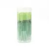 Cepillo de Pestañas de Varilla de Cristal Embotellado Transfronterizo, Peine para Cejas Desechable Embotellado, Cepillo Espiral, Cepillo de Pestañas Colorido, Herramienta de Cepillo para Cejas