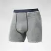 Roupa íntima masculina quente, forro de lã grosso, antidesgaste, forro de perna, boxer, outono e inverno, meia-idade e idosos, cabeça