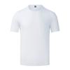 Camiseta publicitaria cultural con logotipo personalizado impreso, color sólido, cuello redondo, manga corta, uniforme de clase, ropa de trabajo para fiestas y actividades, venta al por mayor