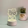 Luz de Noche Creativa 3D Logo Personalizado Regalo para Niños Regalo de Año Nuevo Luz de Noche Luz de Ambiente Luz de Noche Acrílica