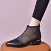 Botas de Malla para Mujer, Botas Martin Huecas Transpirables, Estilo Delgado de Primavera y Verano, Nuevo Modelo 2026, Zapatos de Malla para Mujer con Cremallera Trasera, Sandalias Romanas
