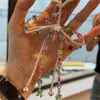 Cadena para Teléfono Rosa Estilo Ballet con Lazo y Perlas para Mujer, Accesorio Colgante Estilo Coreano Ins, Nuevo Modelo 2026