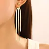 Pendientes de Nueva Llegada Pendientes de Borla Larga de Moda Trendy Pendientes Elegantes Simples de Cadena de Estilo Coreano Pendientes de Una Palabra