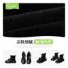 Botas de Couro Snuffy para Meninas Couro Genuíno 2025 Outono e Inverno Novo Estilo Botas Curtas Quentes com Forro de Lã Botas Martin Style Princesa para Meninas
