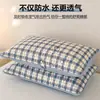 Fundas de almohada acolchadas impermeables, juego de dos, nuevo modelo 2026, funda de almohada resistente al aceite y a la suciedad, protector de almohada