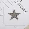 Pegatinas de tela bordadas de estrella de cinco puntas multicolor para ropa, bolsa, sombrero, aplique decorativo, parche para agujero, venta al por mayor de fábrica