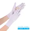 Guantes de Seda Hielo de Verano para Mujer, Delgados, Antideslizantes, Anti-UV, Transpirables, de Hilo Original, con Dedos Flip para Pantalla Táctil, Guantes de Ciclismo para Protección Solar para Mujer