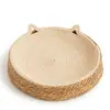 Nido de Gato de Ratán Personalizado, Nido de Perro, Rascador para Gatos, Cuerda de Algodón de Tule Resistente al Desgaste, Resistente al Desgarro y No Suelta Pelusa, Apto para Todas las Estaciones, Transfronterizo