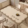Jogo Americano Estilo Wabi-Sabi para Mesa de Jantar, Toalha de Mesa de Luxo Leve e de Alta Qualidade, Impermeável, à Prova de Óleo, Lavável, Protetor Retangular para Superfície de Mesa de Centro