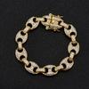 Moda Europeia e Americana Joias Hip Hop Masculinas Nariz de Porco Grão de Café Corrente Cubana Full Diamond Personalidade Liga Retro Colar Feminino