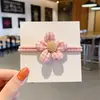 Ins Faixa de Cabelo Colorida com Frutas Feminina Menina Fofa Faixa para Couro Cabeludo Faixa de Cabelo Alta Elasticidade Couro Grosso Conjunto Corda de Cabelo Novo Estilo