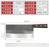 Cuchillo de Cocina Forjado Antiguo Puramente Hecho a Mano, Cuchillo Chino para Cortar, Machete Afilado para Carne para el Hogar, Cuchillo Chino para Huesos de Chef Comercial
