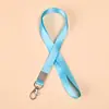 Lanyard de Poliéster de Color de 1.5cm Tarjeta de Trabajo Certificado de Exposición Marca Marca Cinta de Identificación de Estudiante Cuerda Gruesa para Colgar
