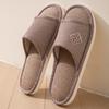 Pantuflas de Lino para Mujer Primavera y Otoño Estilo Chino Transpirables Interior Algodón y Lino para el Hogar Antideslizantes Verano Parejas Masculinas Venta al por Mayor