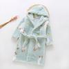 Albornoz infantil otoño e invierno Nuevo pijama infantil de franela para niños y niñas niños polar coral doble cara ropa de hogar polar