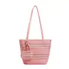 Bolso Grande Tejido de Paja para Mujer 2026 Nuevo Estilo Bolso de Hombro Versátil Bolso de Mano de Moda Cesta Tote Bolso Tejido