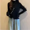 Elegante y Sofisticado Chaleco de Punto para Mujer, Estilo Coreano Otoño e Invierno, Ropa Exterior sin Mangas Sencilla y Elegante A9455