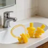 Juego de tapones para los oídos con clip nasal de silicona para natación, resistentes al agua, suaves, 11 g