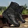 Botas Militares Águila Negra Botas del Desierto Zapatos Impermeables para Senderismo al Aire Libre Botas de Combate Tácticas Protectoras de Entrenamiento Antideslizantes Resistentes al Desgaste para Hombre
