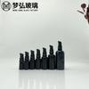 Botella con atomizador para loción con gotero de aceite esencial negro, de 5 ml a 100 ml, con cabezal de bomba de presión tipo boca de pingüino, venta al por mayor