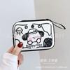 Bolsa de armazenamento para carregador, fone de ouvido, cabo de dados, caixa de armazenamento portátil, fofo, desenho animado, mini câmera, ccd, caixa de acabamento