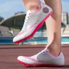 Zapatos con Clavos, Zapatillas de Correr Medias y Cortas para Estudiantes Hombres y Mujeres, Examen de Ingreso a la Preparatoria, Examen Físico, Competencia Deportiva de Atletismo, Carrera, Salto de Longitud, Venta al por Mayor de Zapatos de 8 Clavos