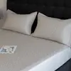Juego de tres piezas de alfombrilla refrescante de seda helada con cuentas para cachorros Dachshund para verano, alfombrilla refrigerada para niños, alfombrilla suave para dormitorio de estudiantes, lavable a máquina