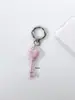Colgante de Cabeza de Llave Igual de Blogger Ins Coreano Candado de Corazón Dorado Llavero Colgante de Bolsa Llavero de Pareja