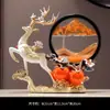 Enfeites Criativos de Alce de Luxo Leve Decorações para Casa Ampulheta Pintura com Areia Rolante Decorações Presentes de Inauguração