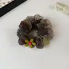 Goma para el pelo de estilo coreano, ambiente relajado, corazón degradado, flor, alta elasticidad, para coleta, accesorio para el pelo